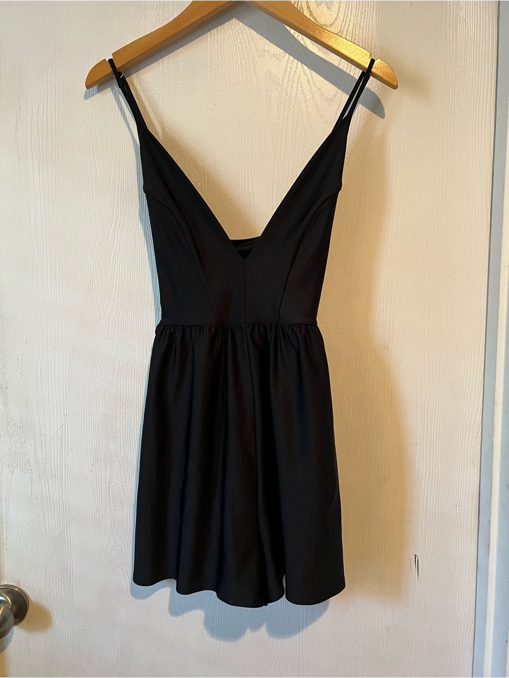 Urban Outfitters Black V-Neck Sleeveless Romper